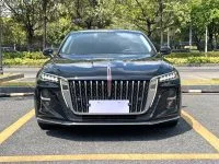 Hongqi H5 2024 black front grille and vertical chrome bars w